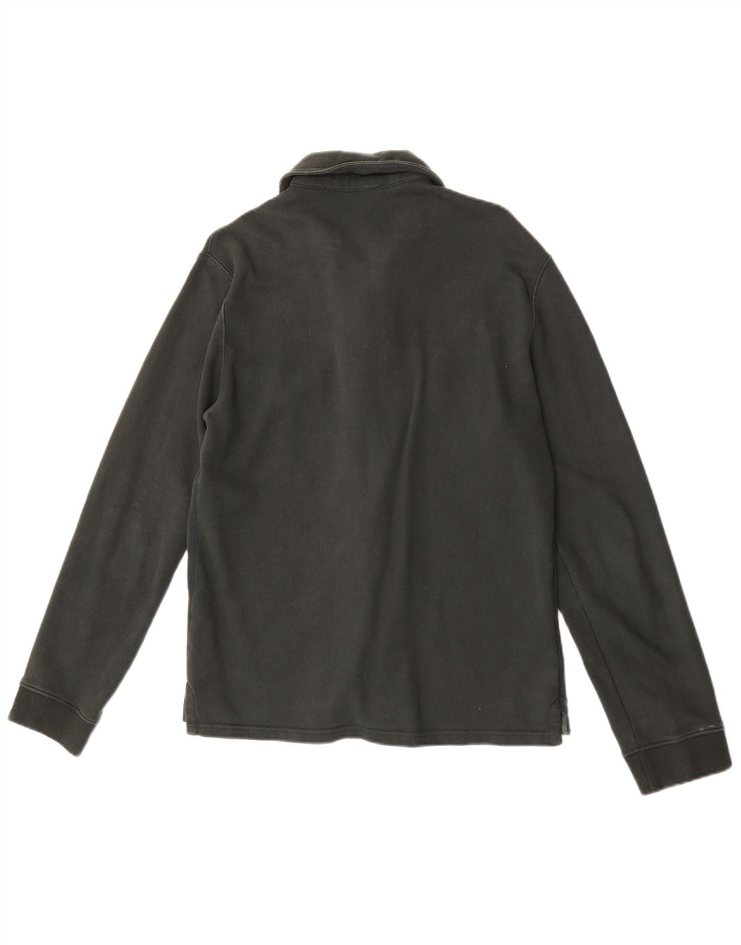 Reiss Herren-Overshirt-Hemd, kleine grüne Baumwolle