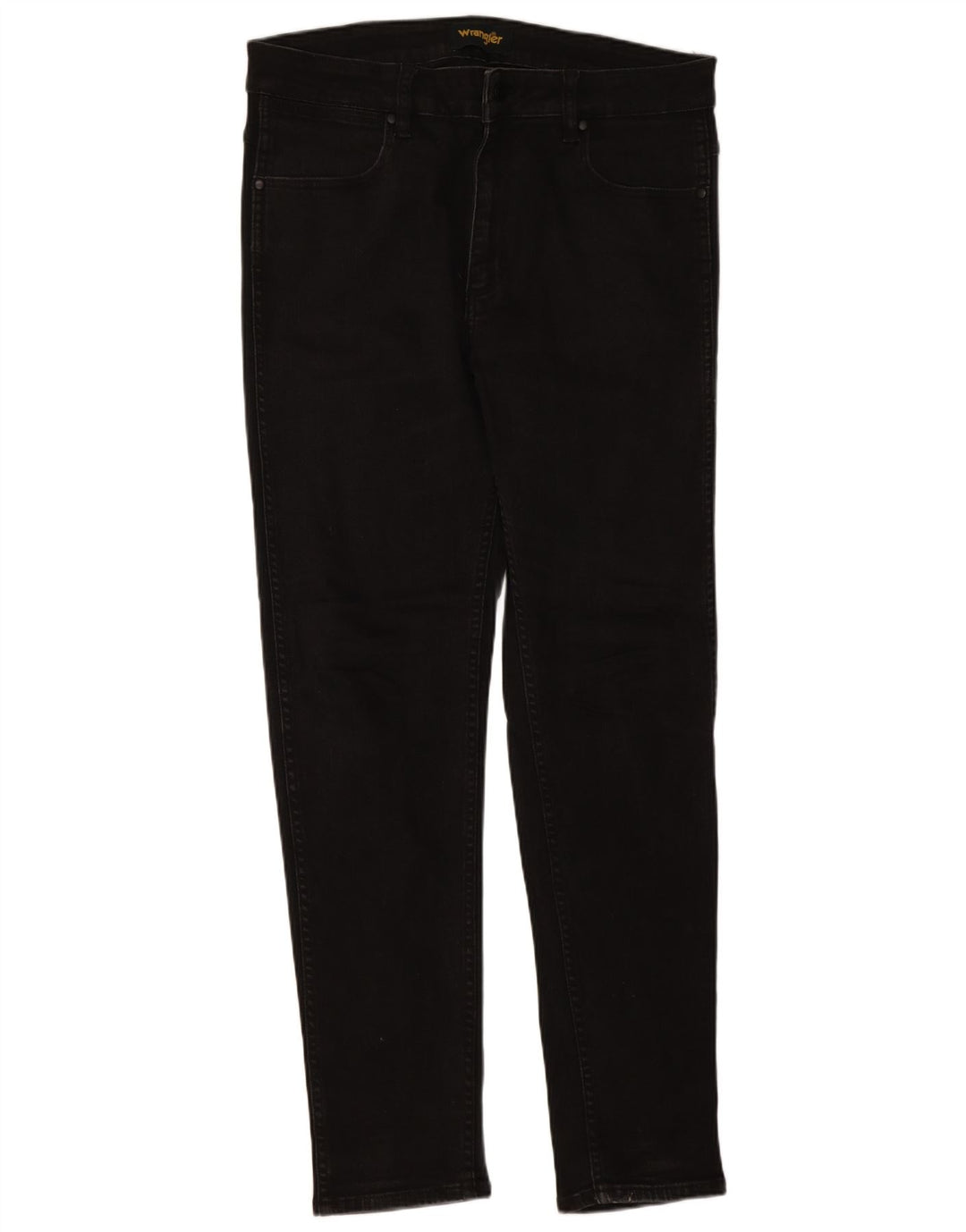 Wrangler Damen Slim Jeans W32 L28 Schwarze Baumwolle