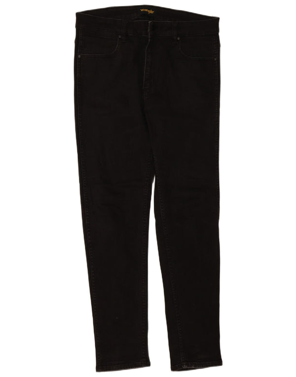 Wrangler Damen Slim Jeans W32 L28 Schwarze Baumwolle