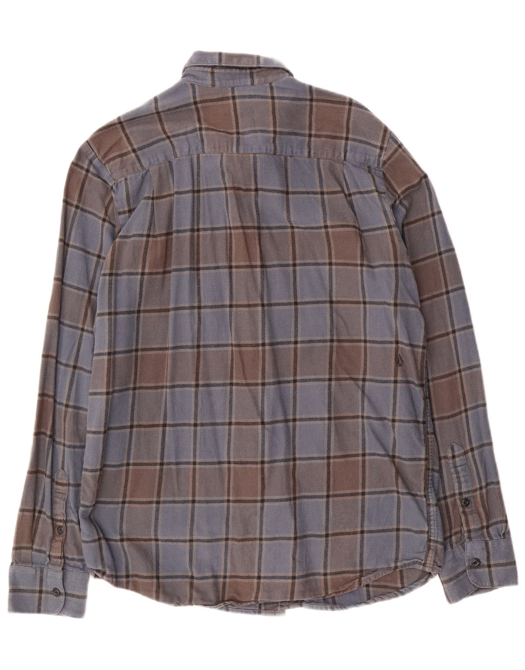Volcom Herren-Flanellhemd mit moderner Passform, groß, blau, kariert, Baumwolle