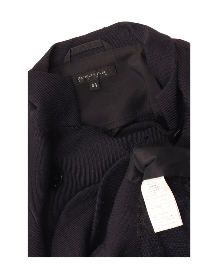 Patrizia Pepe Damen Zweireihige Blazerjacke IT 44 Medium Navy Blue