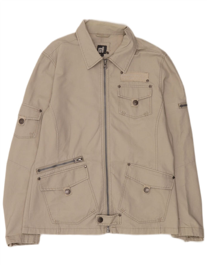 Vintage Herren Utility Jacke UK 40 Large Beige