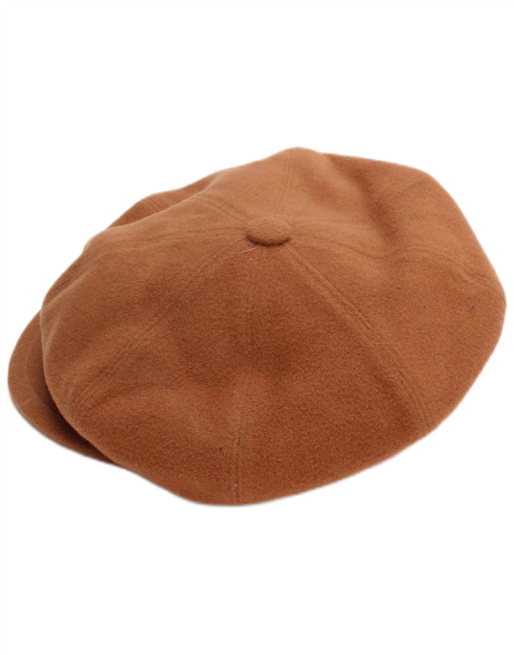 Portaluri Herren-Schiebermütze, groß, beige, klassische Wolle