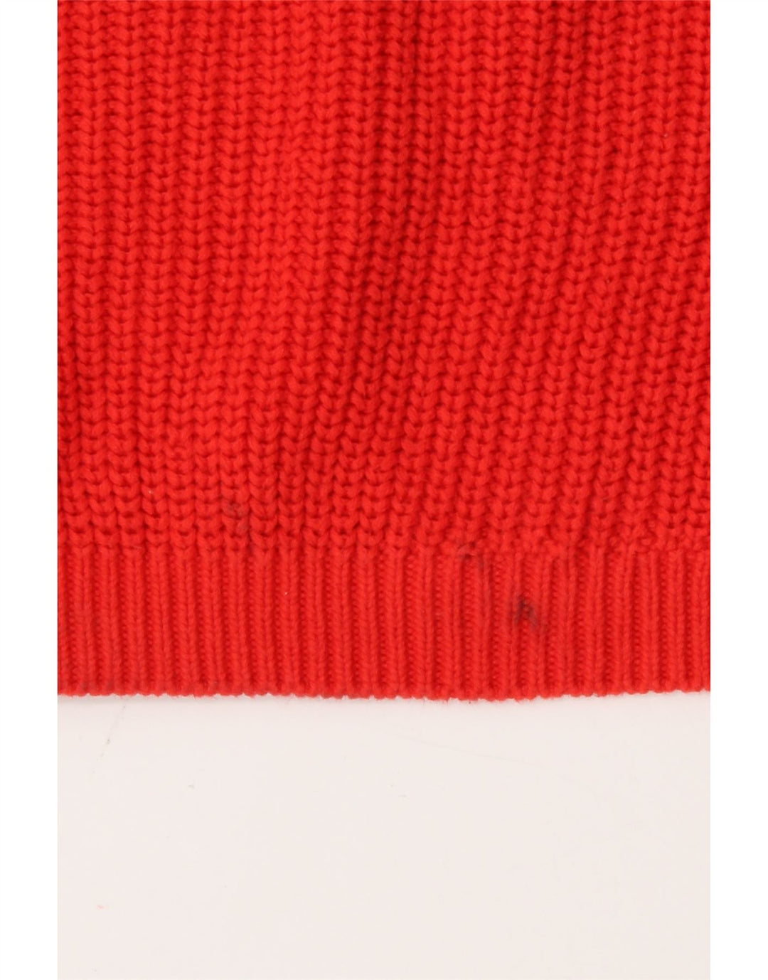Zara Herren-Pullover mit Rollkragen, XL, rote Baumwolle