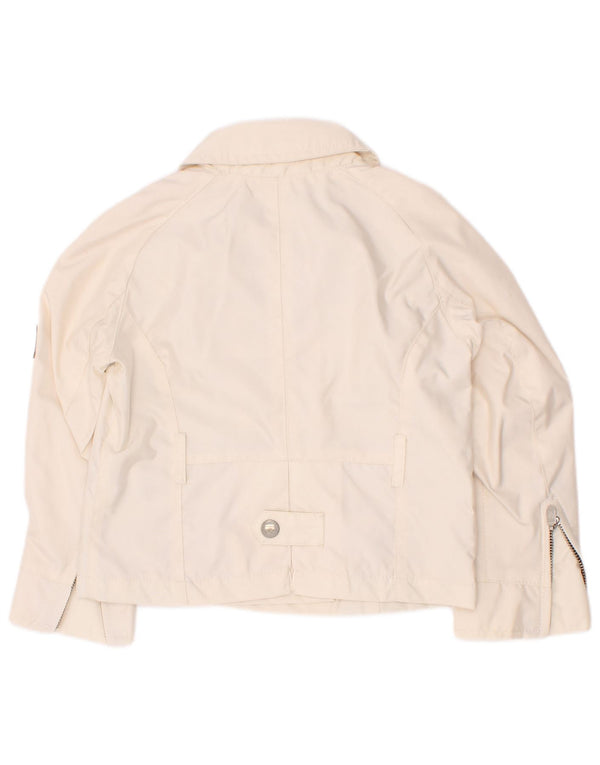 Belstaff Baby-Bomberjacke für Mädchen, 18–24 Monate, aus weißem Nylon