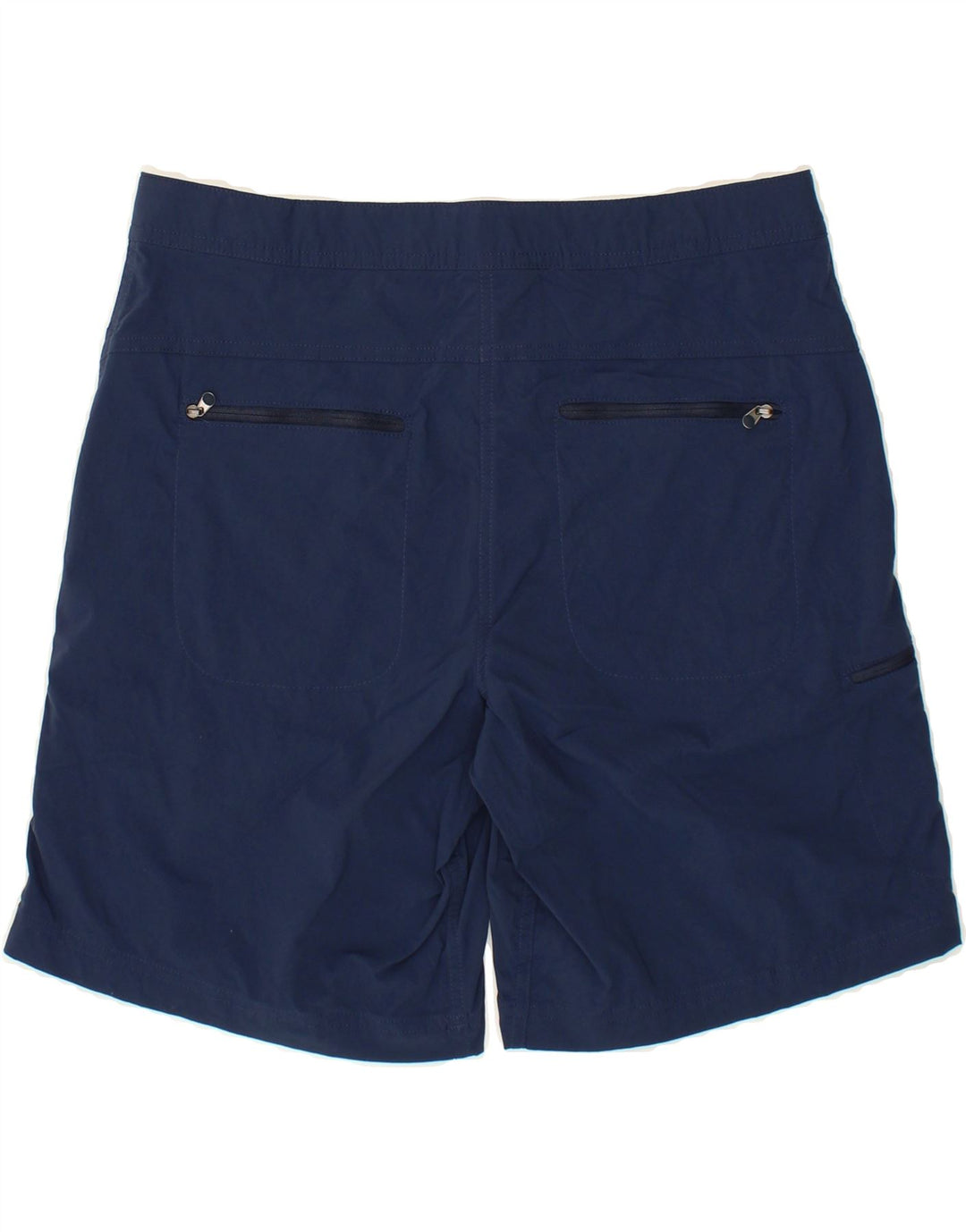 L.L.BEAN Womens Cargo Shorts US 10 Large W32 Navy Blue Nylon Vintage L.L.Bean and Second-Hand L.L.Bean from Messina Hembry 
