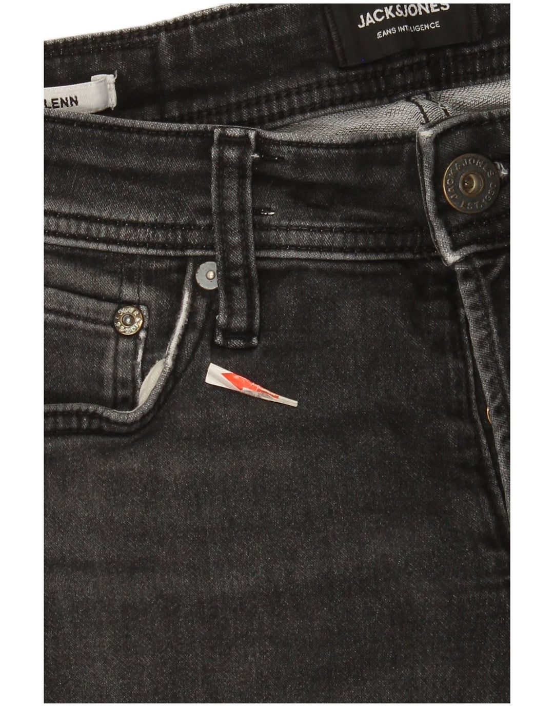 Jack & Jones Herren GLENN Slim Jeans W29 L32 Graue Baumwolle