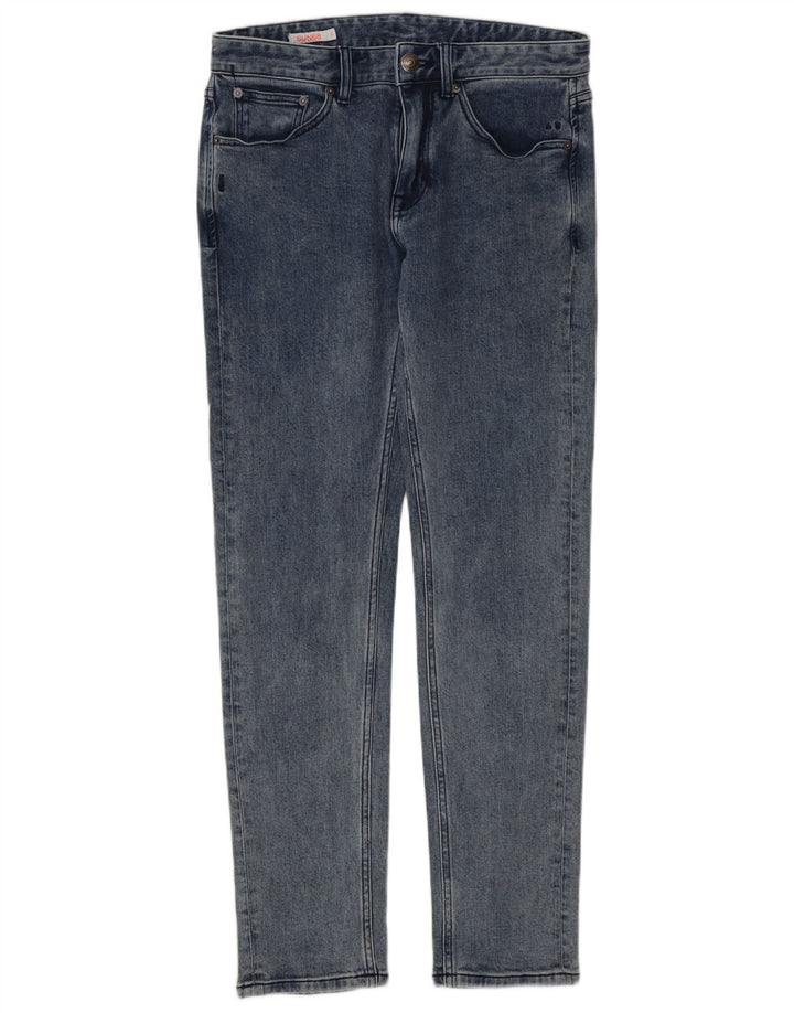 Sun68 Herren Slim Jeans W31 L30 Blaue Baumwolle