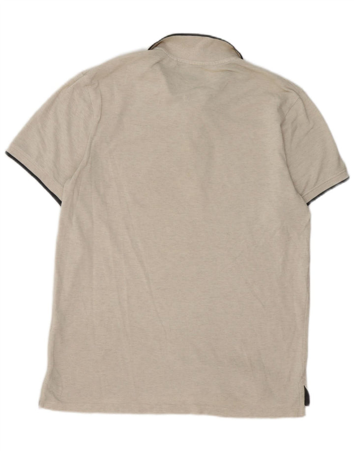 Mountain Warehouse Herren-Poloshirt, große beige Baumwolle