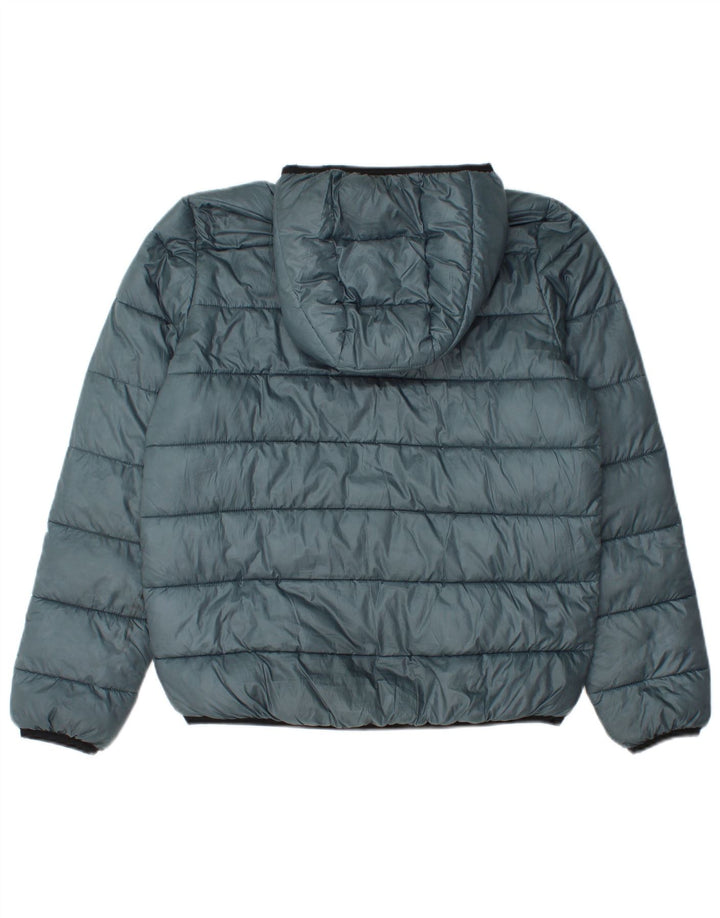 Champion Herren-Jacke mit Kapuze, gepolstert, UK 36, Größe S, blau, Polyester