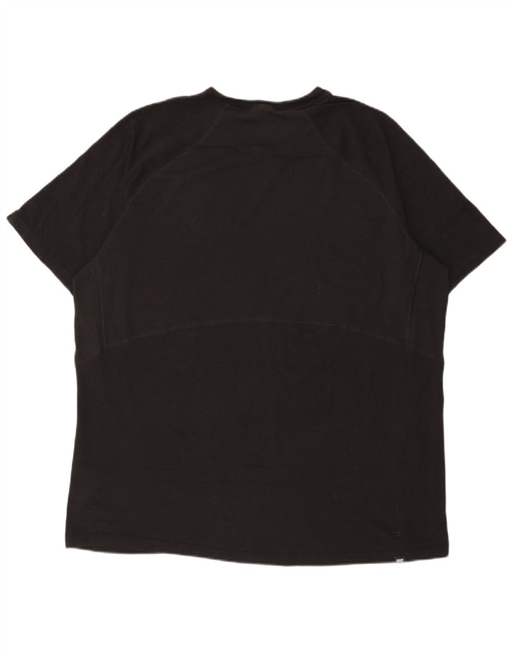 Puma Herren T-Shirt Top 2XL Schwarz Baumwolle