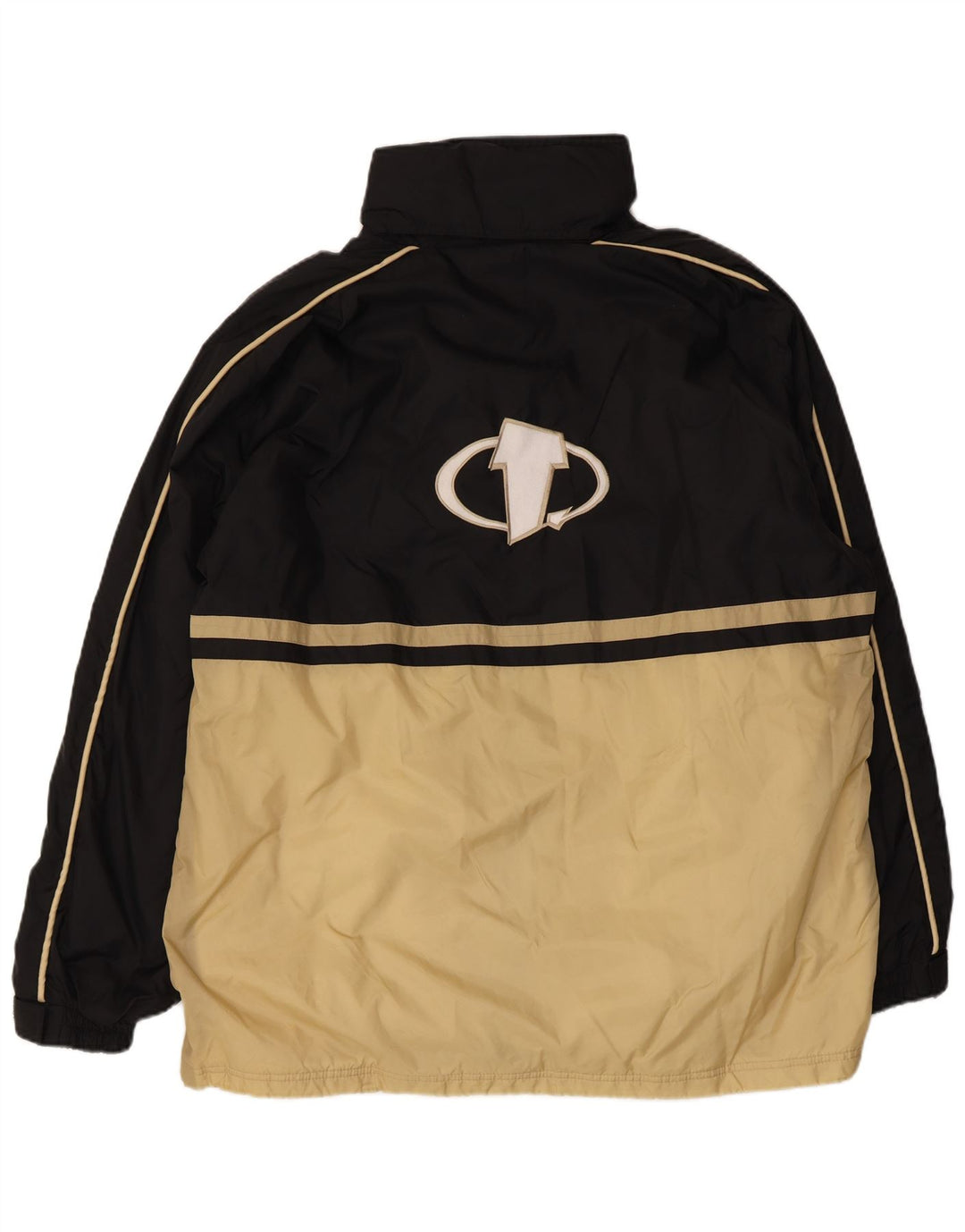 FREEMAN T. PORTER Grafischer Herren-Trainingsanzug, Oberteil, Jacke, XL, Beige, Farbblock