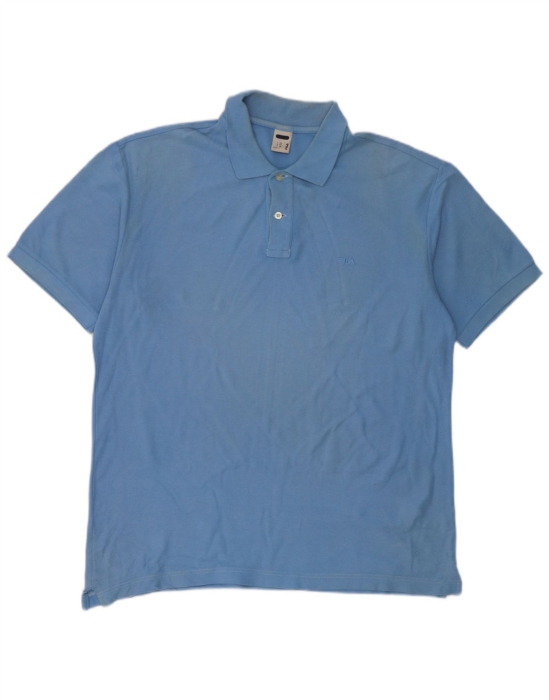 FILA Herren-Poloshirt, große blaue Baumwolle