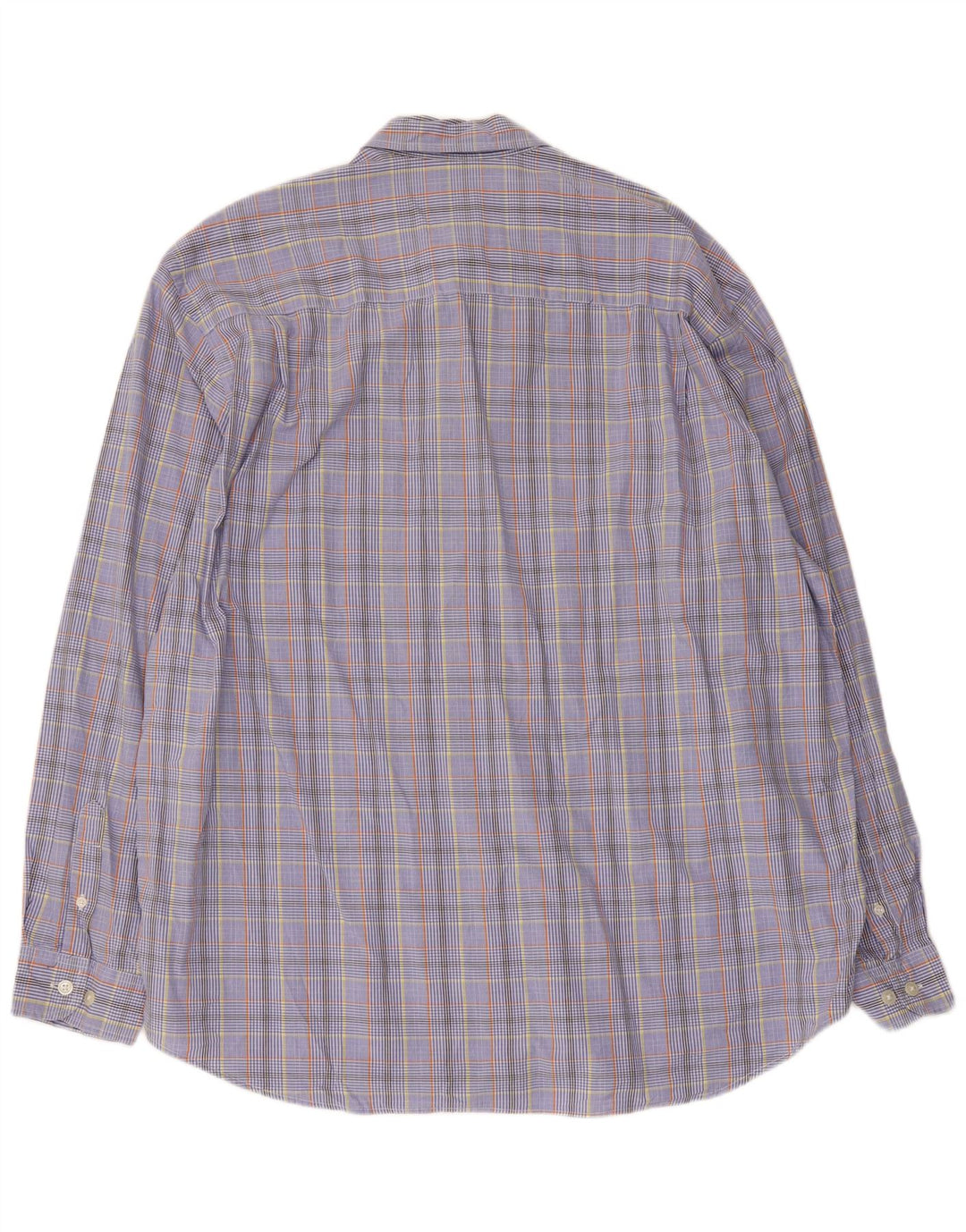 Eddie Bauer Herrenhemd XL, blau kariert, Baumwolle