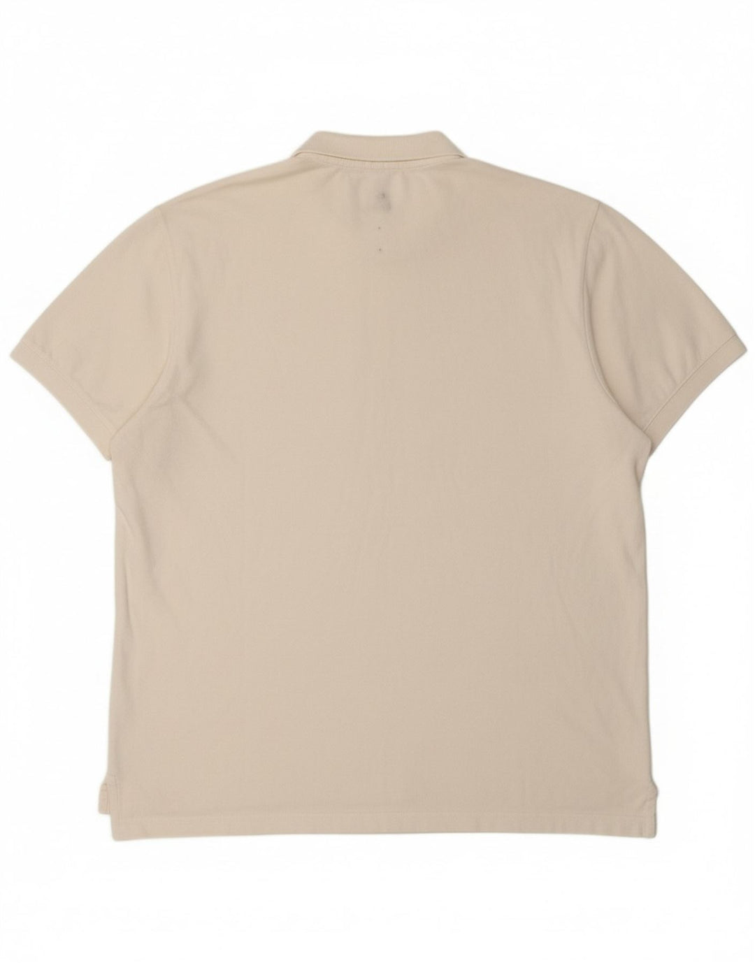 NIKE Mens Polo Shirt 2XL White Cotton