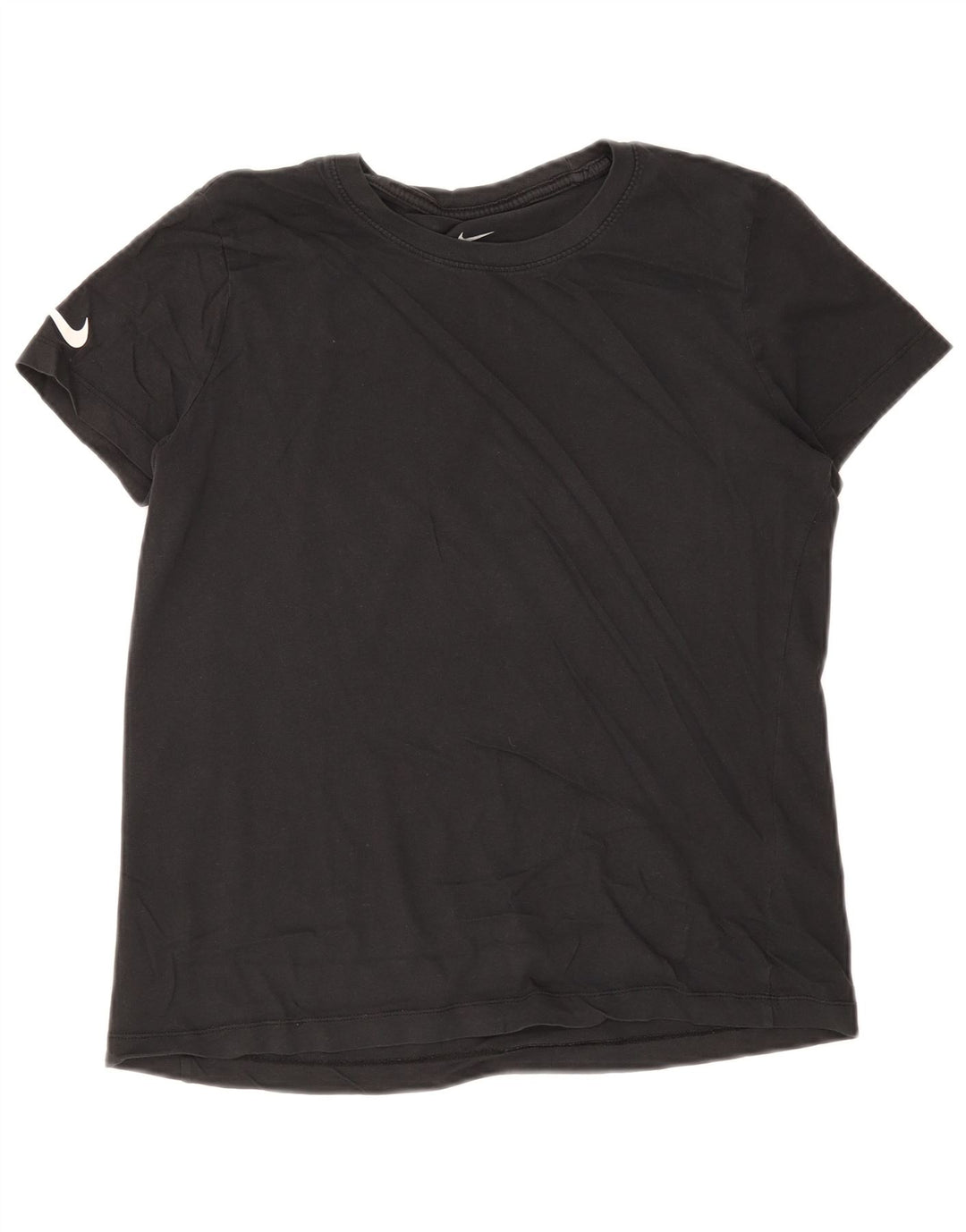 Nike Herren T-Shirt Top Large Schwarz Baumwolle