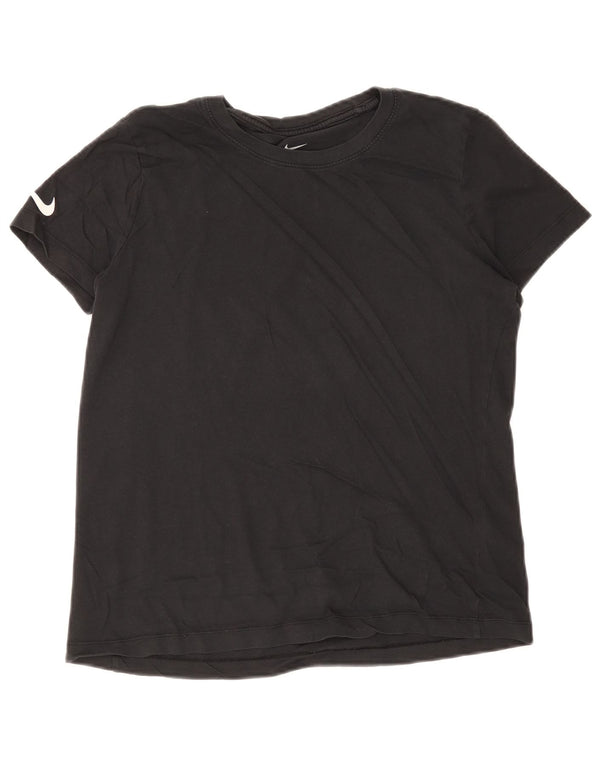 Nike Herren T-Shirt Top Large Schwarz Baumwolle