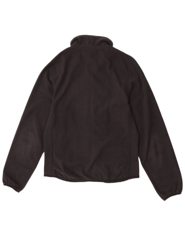 Nike Womens Fleece Jacket US 8/10 Medium Black Polyester
