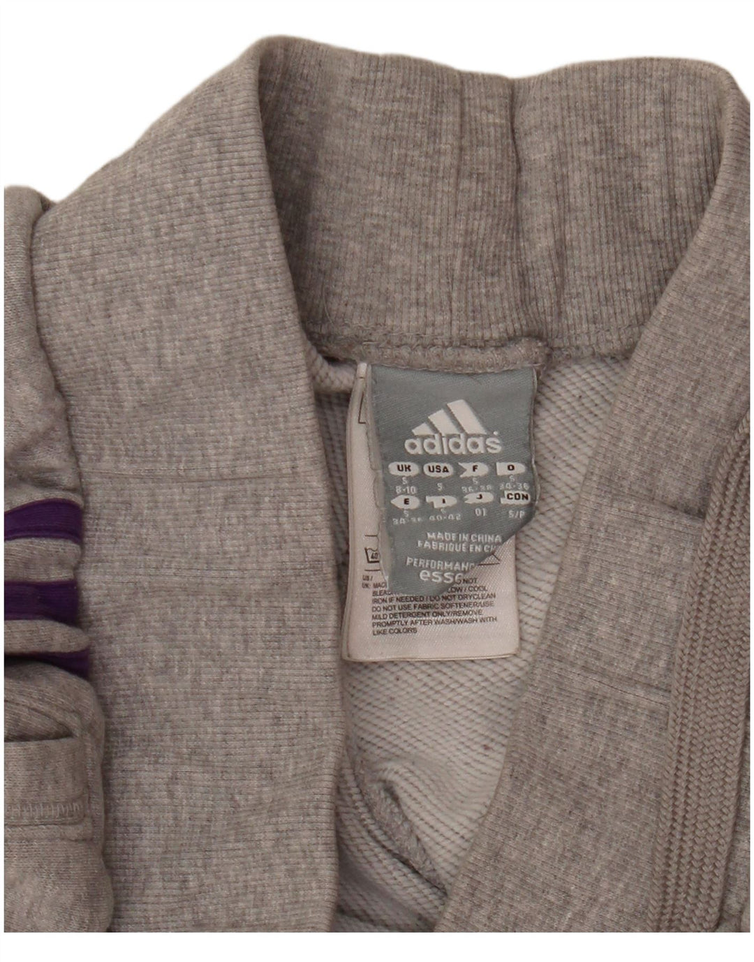 Adidas Damen Climalite Trainingshose Jogger UK 8/10 Small Grau