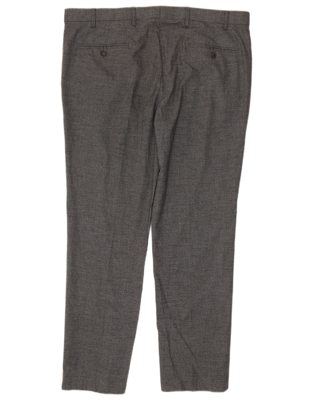 Marks & Spencer Herren Slim Chinohose W38 L31 Grau Polyester