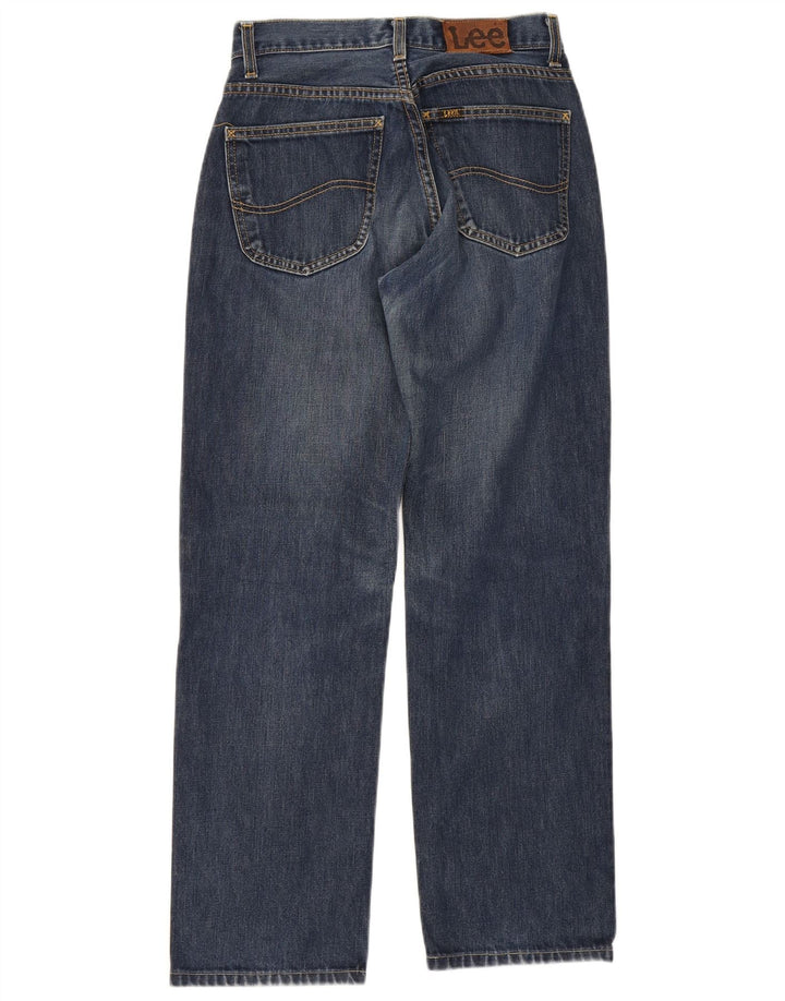 Lee Herren Straight Jeans W30 L29 Marineblaue Baumwolle
