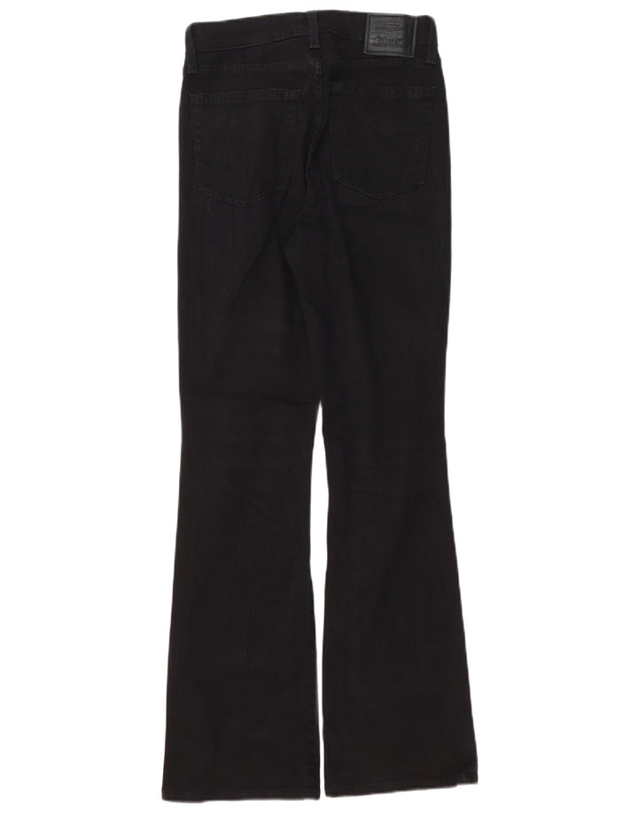 LEVI'S Damen 725 Bootcut-Jeans mit hohem Bund, W27 L30, schwarze Baumwolle