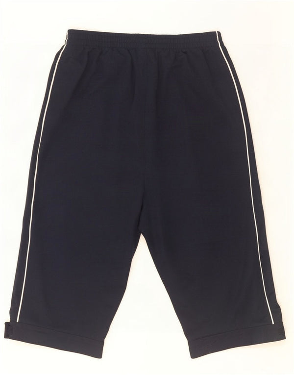 Umbro Herren-Bermuda-Sportshorts XL, marineblaues Farbblock-Polyester