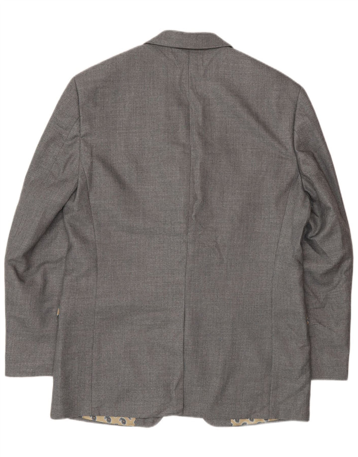 Chaps Herren-Blazer mit 2 Knöpfen, UK 40, Größe L, grau, Polyester