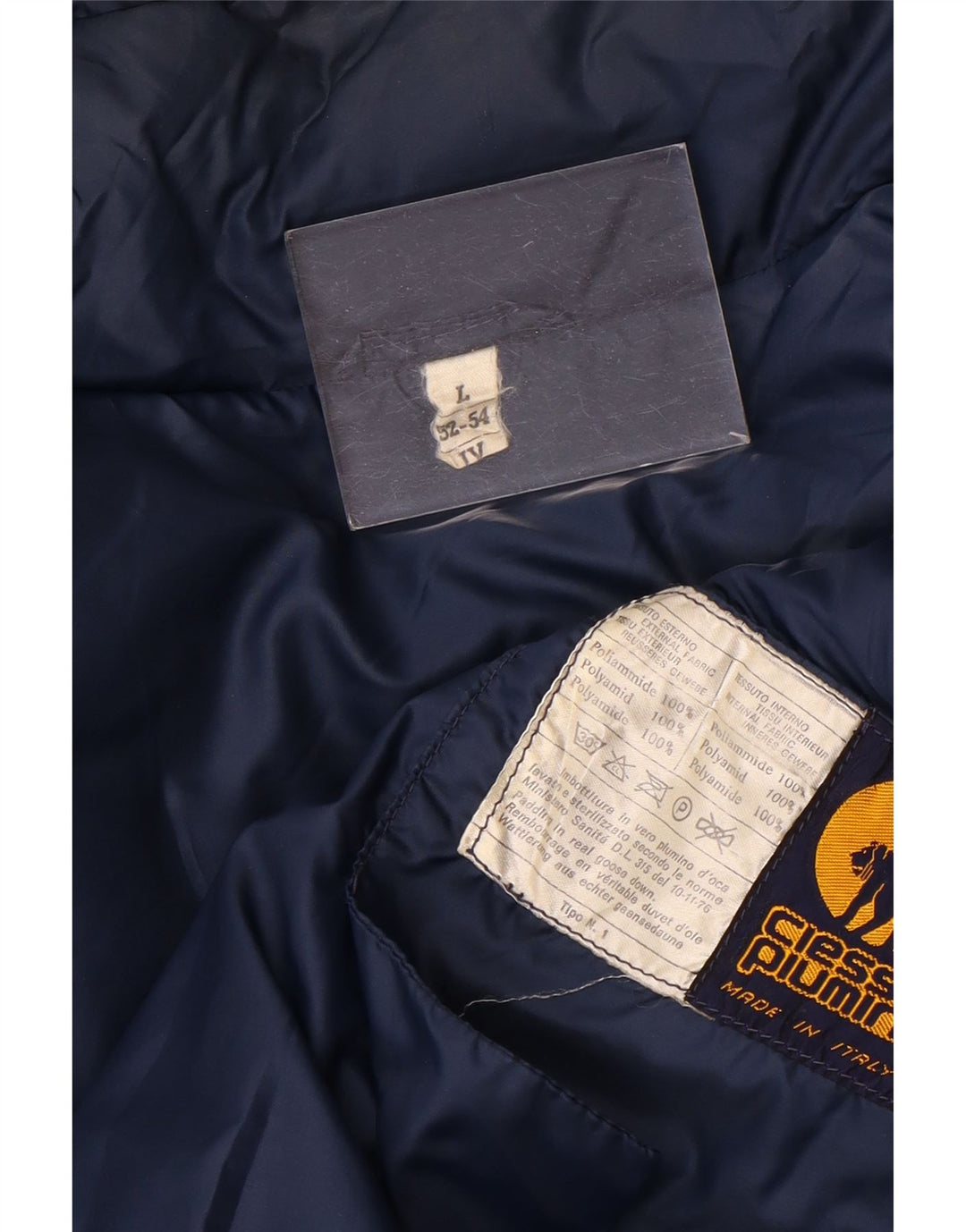 Ciesse Piumini Herren Wattierte Jacke IT 52/54 Large Gelb Colourblock