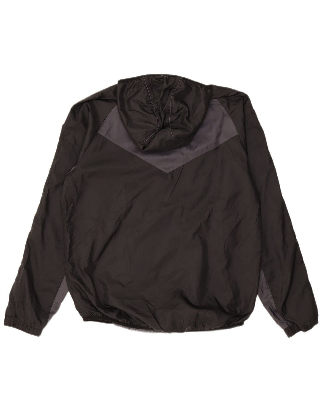 PUMA Herren-Trainingsanzug mit Kapuze, Oberteil, Jacke, groß, schwarzes Farbblock-Polyester