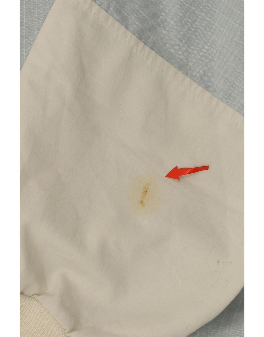 VINTAGE Herren-Langarm-Poloshirt, groß, blaue Farbblock-Baumwolle