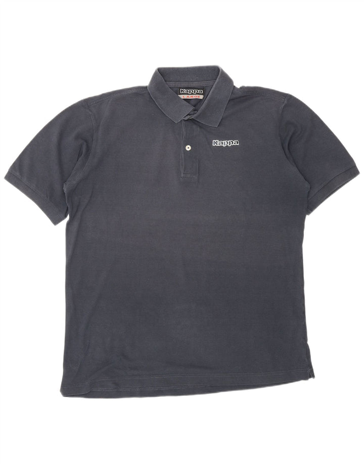 KAPPA Herren-Poloshirt, groß, marineblau, Baumwolle