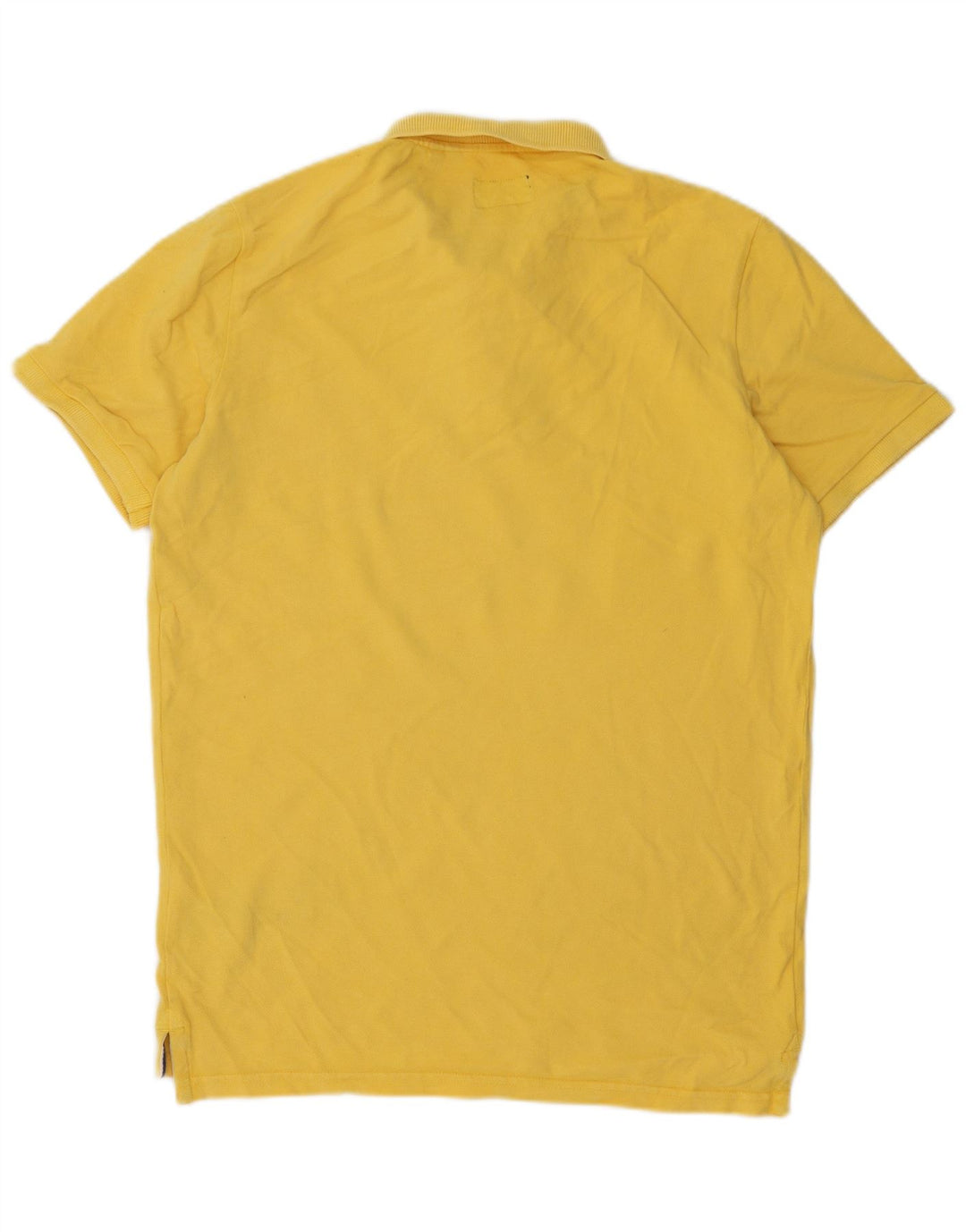 Superdry Herren-Poloshirt, große gelbe Baumwolle