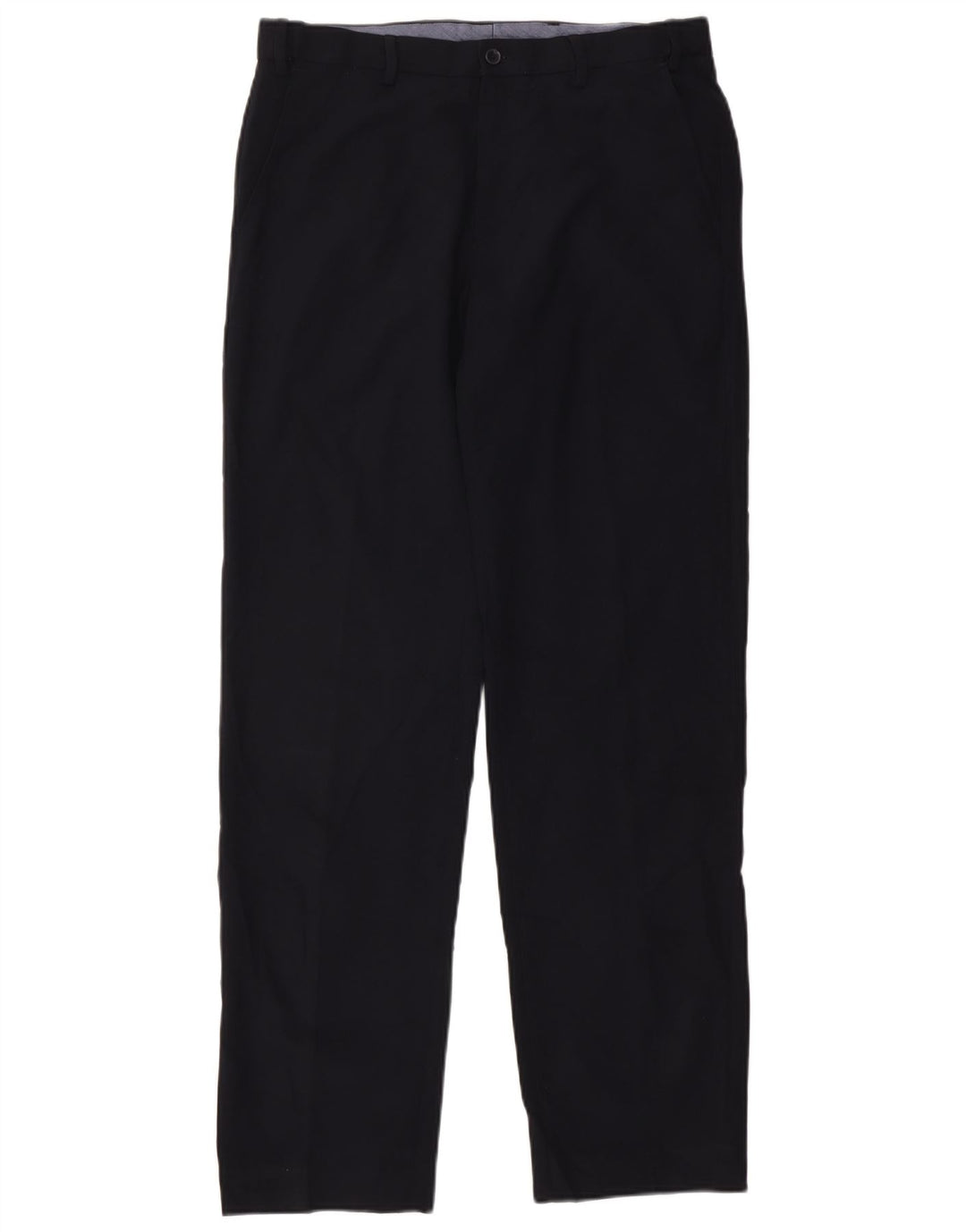 Marks & Spencer Herren-Anzughose, gerade, normal, W34 L33, Marineblau