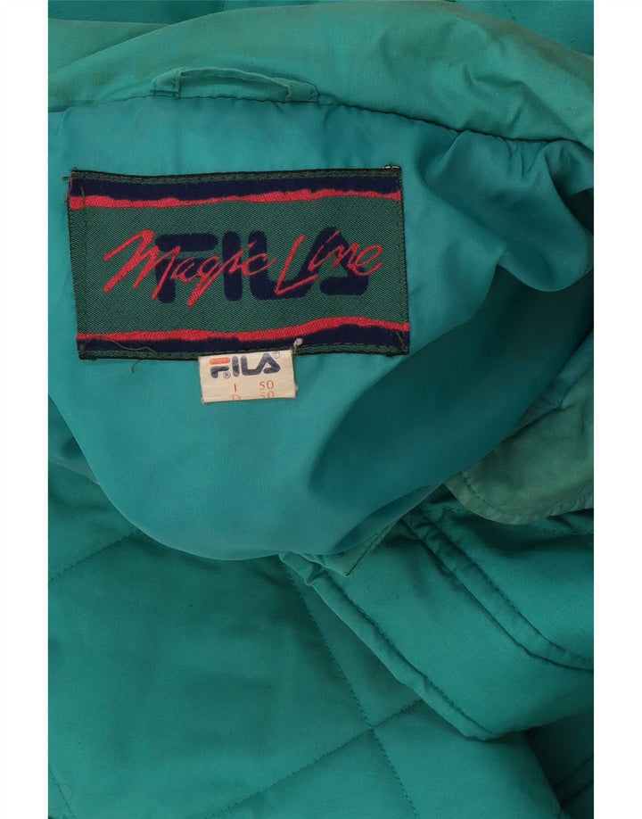 Fila Herren Steppjacke IT 50 Large Türkis Polyester