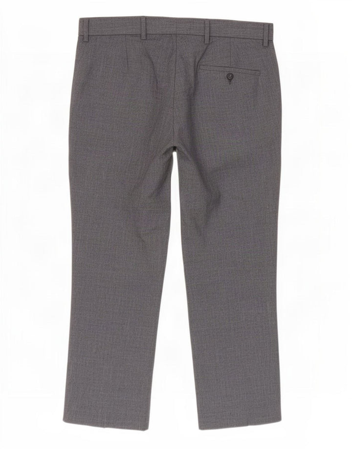 Marks & Spencer Herren-Chinohose mit normaler Passform, B36, L29, Blau, Polyester