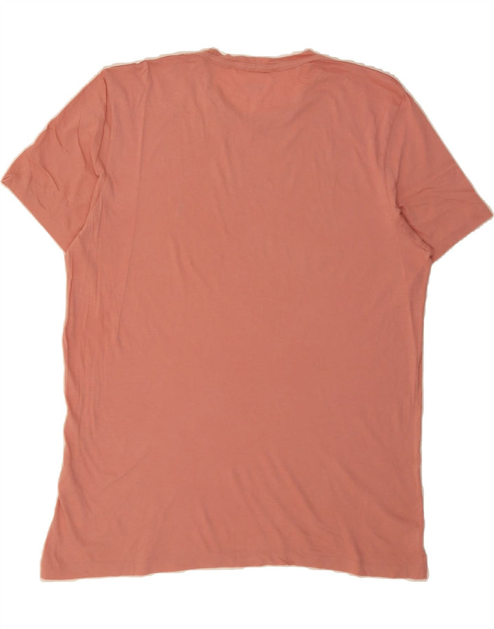 ALL SAINTS Mens T-Shirt Top 2XL Pink Cotton Vintage All Saints and Second-Hand All Saints from Messina Hembry 