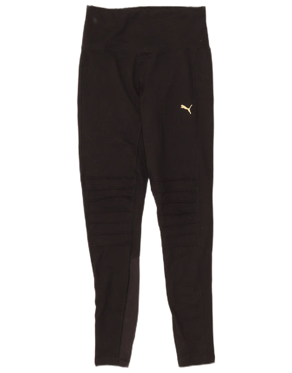 Puma Damen Leggings UK 10 Small Schwarz