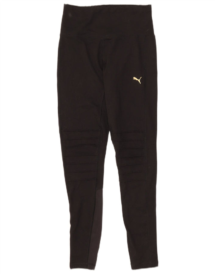Puma Damen Leggings UK 10 Small Schwarz