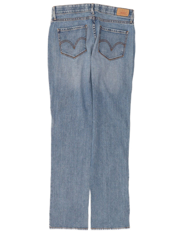 Levi's Damen 525 Straight Jeans US 10 Large W30 L32 Blaue Baumwolle