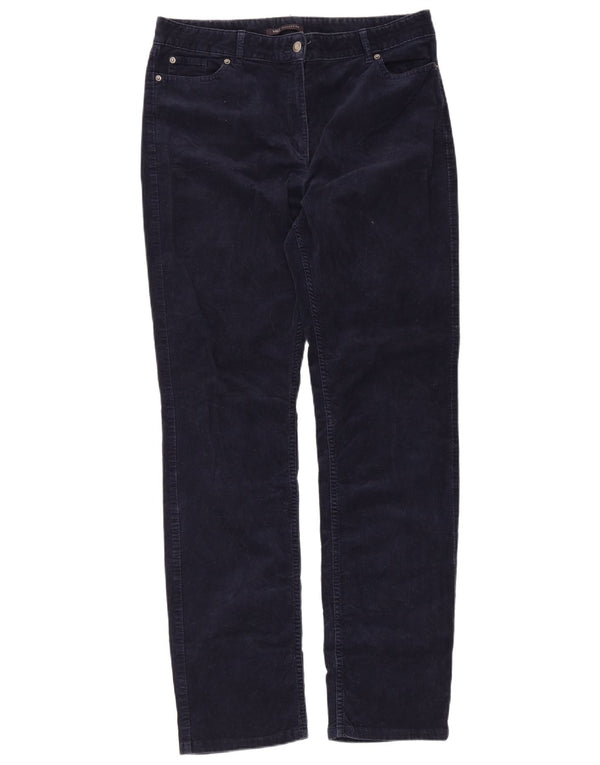 Marks & Spencer Damen Cordhose UK 14 Large W32 L31 Marineblau