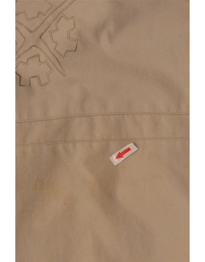 Exxtasy Herren Loose Fit Windjacke UK 36 Small Beige Nylon