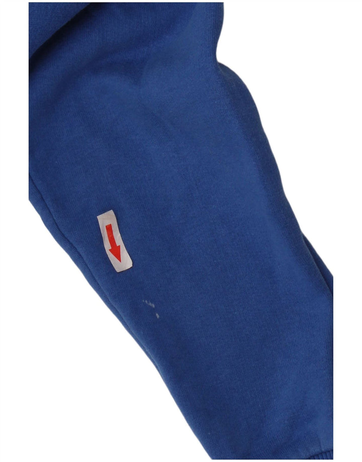 Superdry Herren Grafik-Kapuzenpullover aus mittelblauer Baumwolle