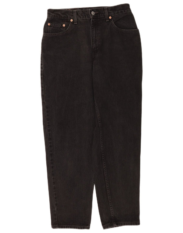 Levi's Damen 550 High Waist Tapered Jeans US 8 Medium W26 L28 Schwarz