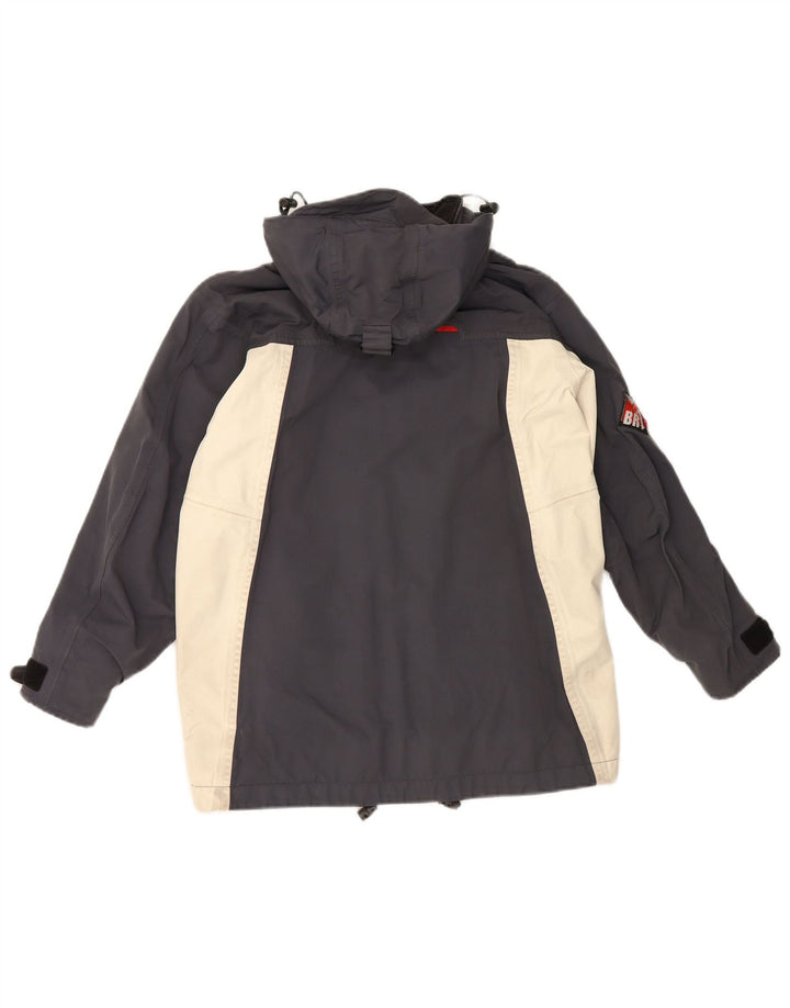Musto wasserdichte Jacke mit Kapuze für Jungen, 9–10 Jahre, Schwarz, Farbblock