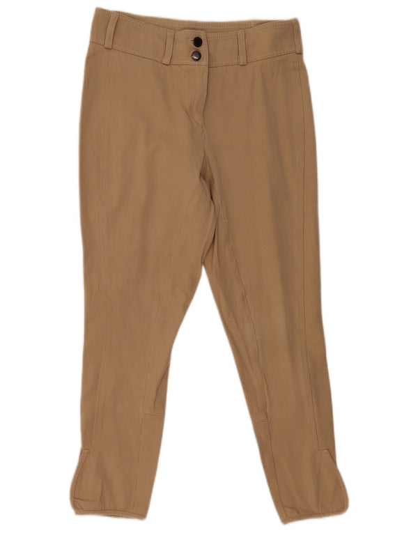 Barbour Damen Slim Casual Hose UK 10 Small W30 L26 Beige Baumwolle