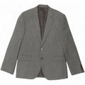 Jaeger Herren-Blazer mit 2 Knöpfen, UK 40, große graue Wolle