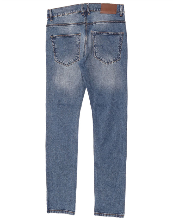 French Connection Herren Slim Jeans W30 L32 Blaue Baumwolle