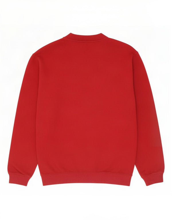 Wrangler Herren-Sweatshirt-Pullover, große rote Baumwolle