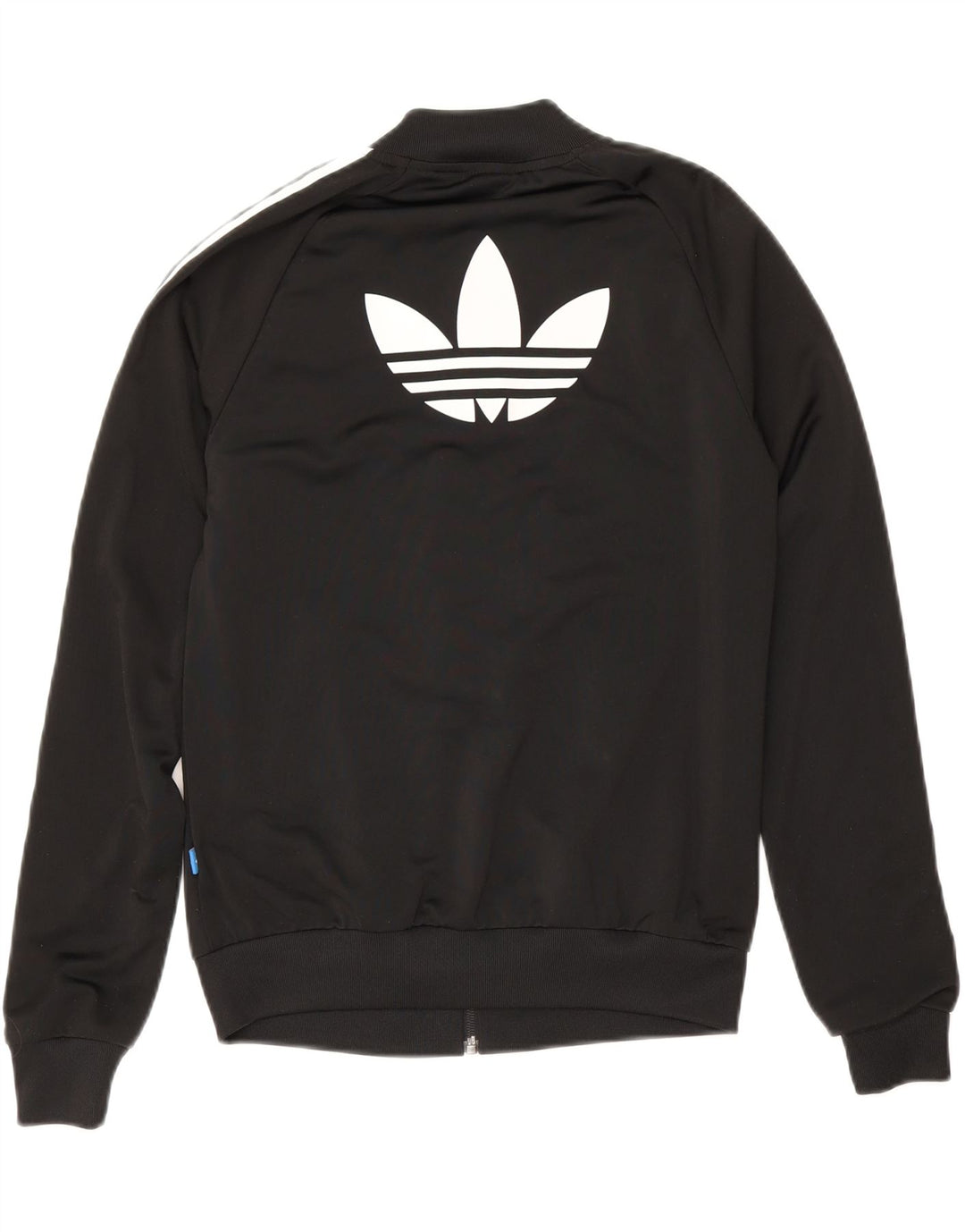 Adidas Damen Graphic Trainingsanzug Top Jacke UK 6 XS Schwarz Polyester